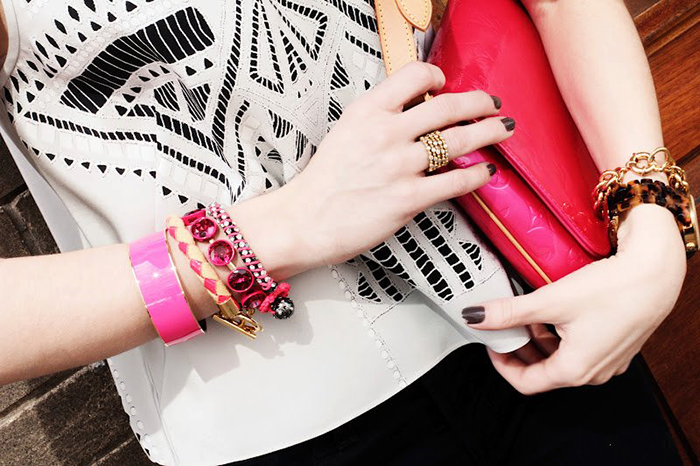 pink accessories