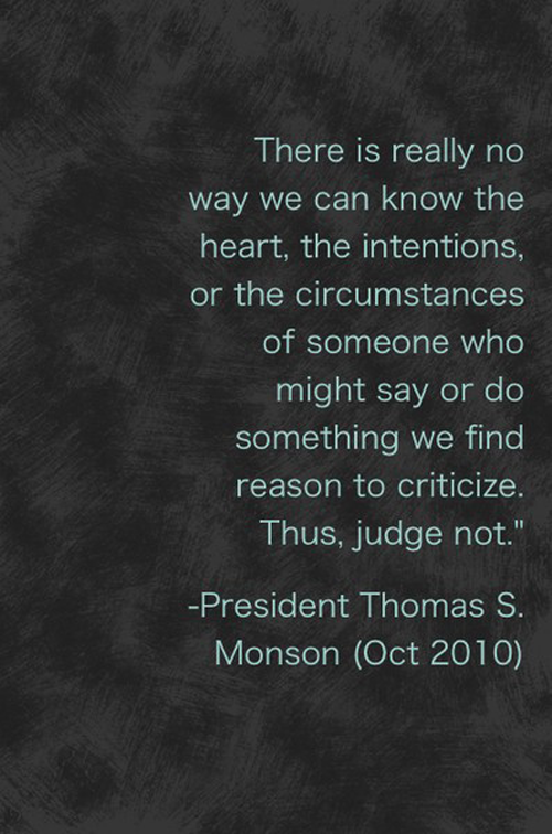 a quote by president monson