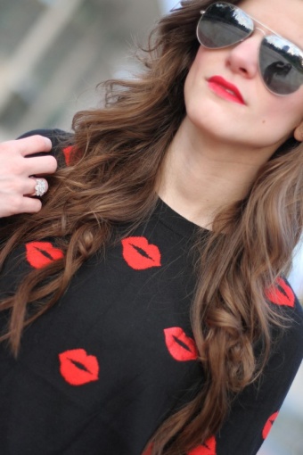 Red (Lips) All Over • BrightonTheDay