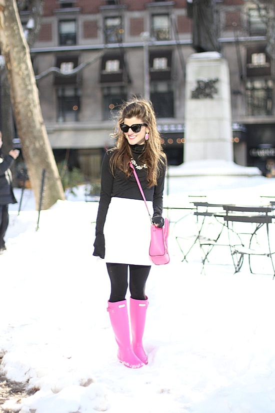 pink wellies outfit