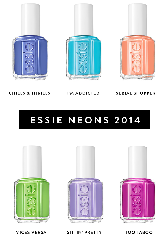essie neon collection 2014