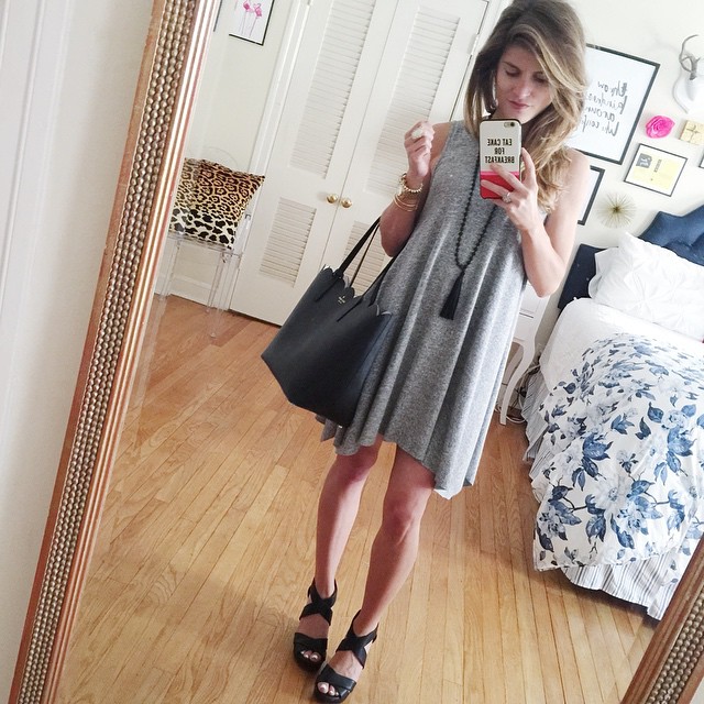 grey dress instagram