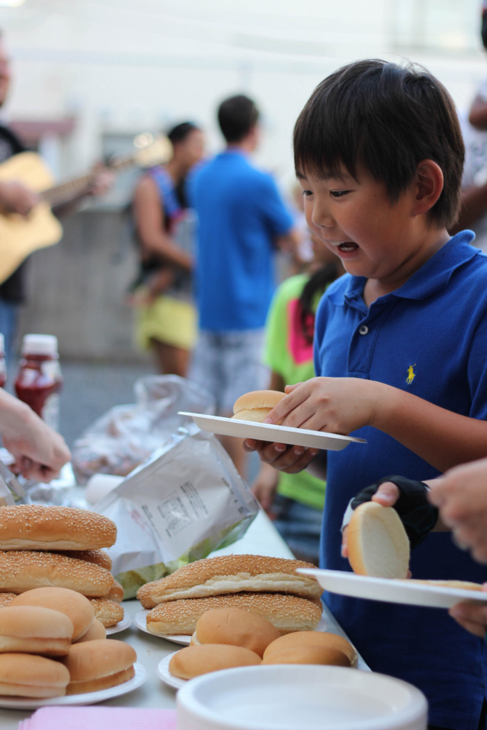 Photo from the BBQ at ICAN School // Jenna Tenpenny 