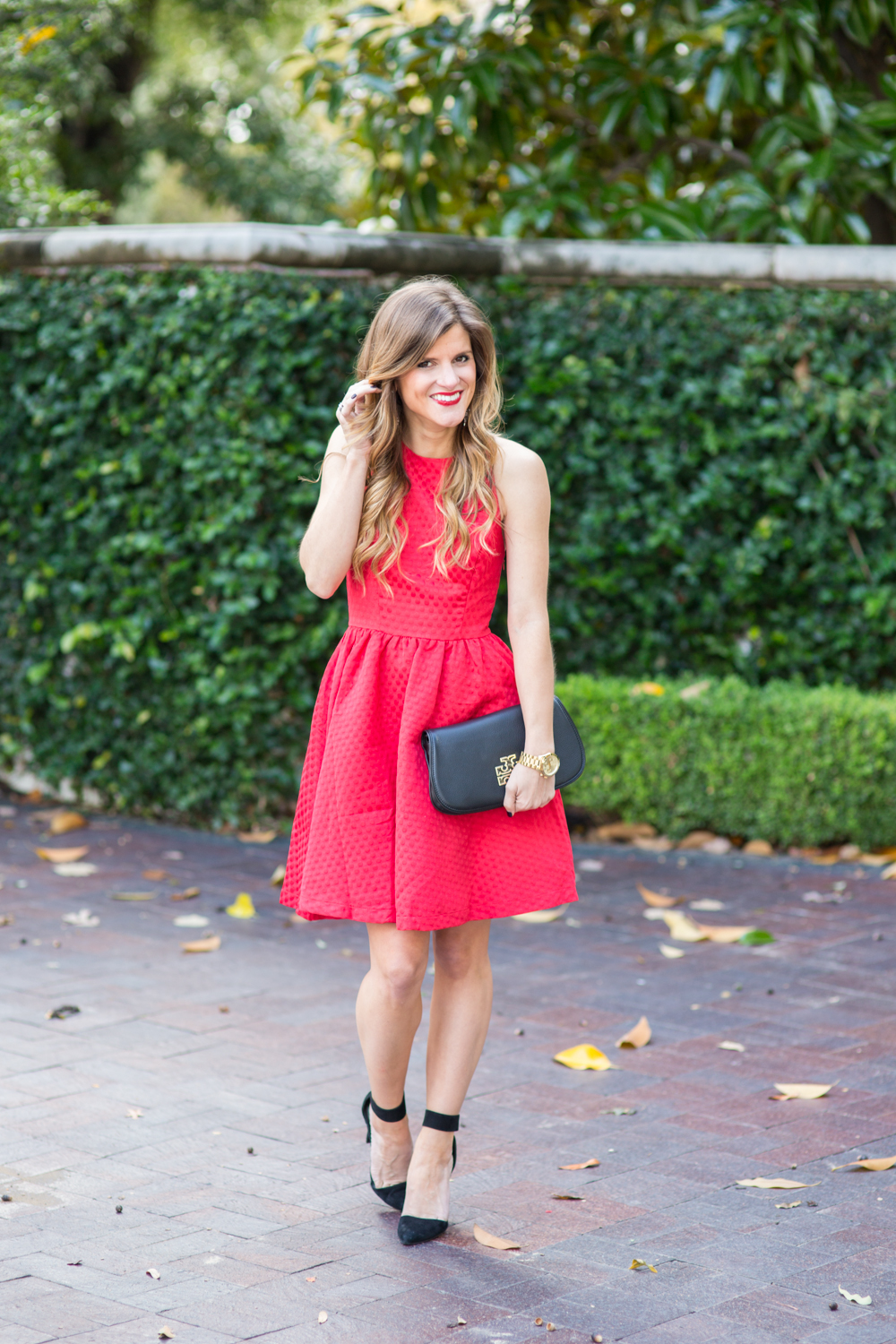 Little Red Dress - What to wear to a holiday party - festive holiday party attire
