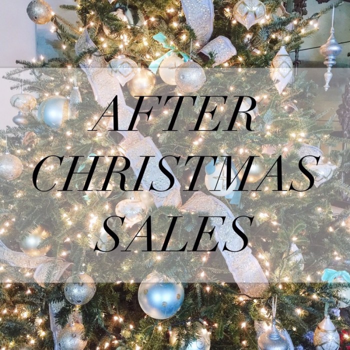 after christmas sales 2015
