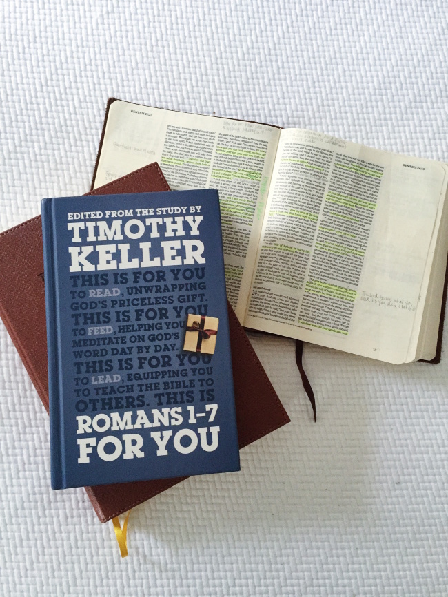 @brightonkeller sharing favorite bible resources. Timothy Keller Romans 1-7 for you book