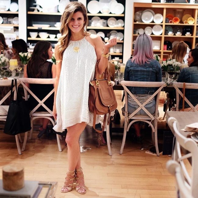 @brightonkeller OOTN from the Everygirl x Kendal Jackson Event at Williams Sanoma Northpark in Dallas