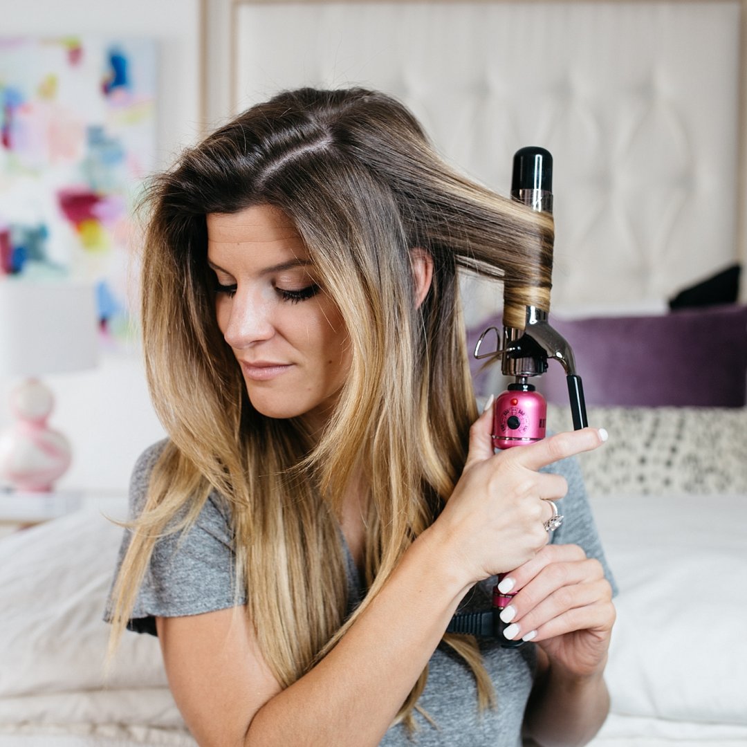Tip No. 4 For More Hair Volume: Use a Curling Iron For Shape