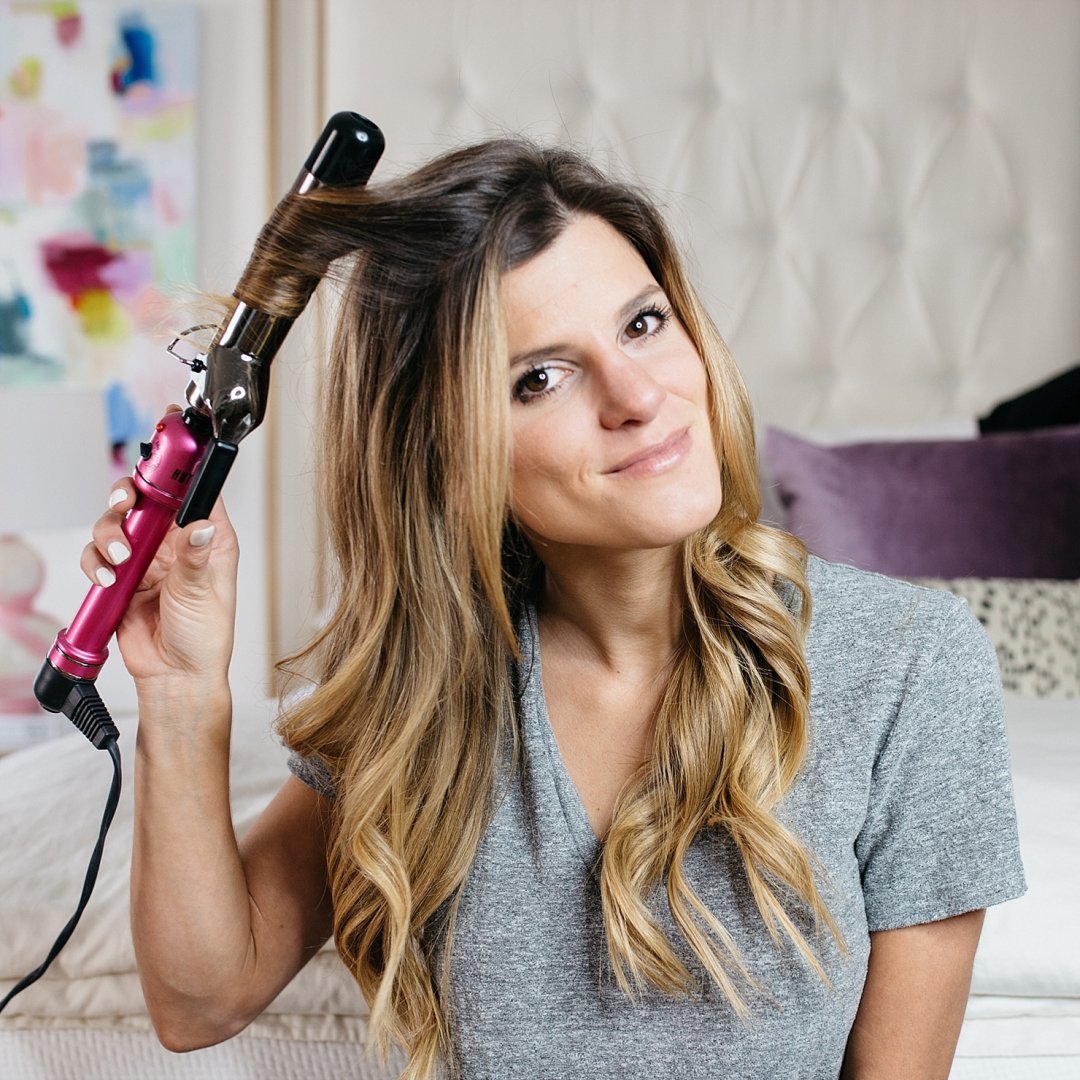 Tip No. 4 For More Hair Volume: Use a Curling Iron For Shape