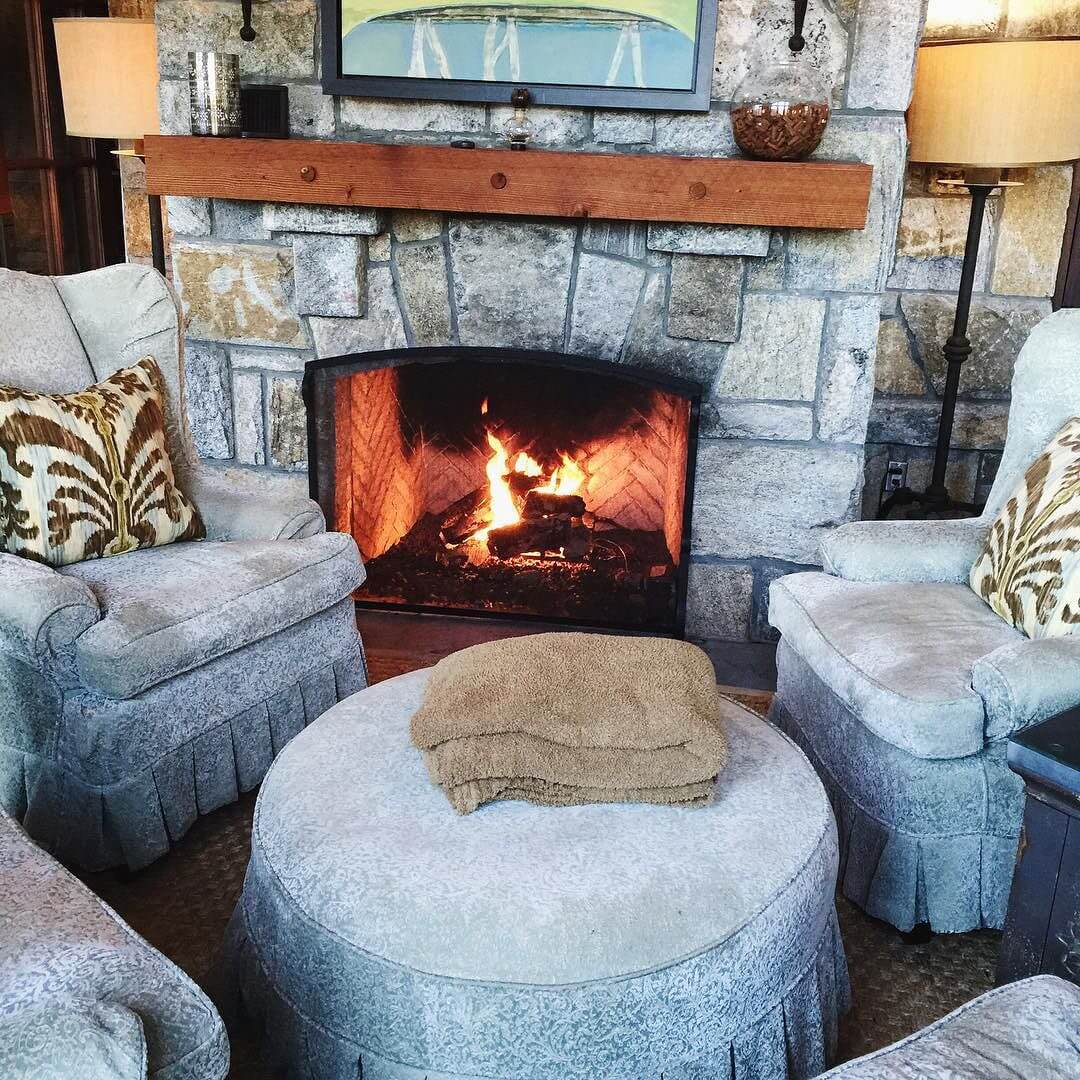 Highlands, NC City Guide - Old Edwards Inn Spa Cozy Fire Place Seating
