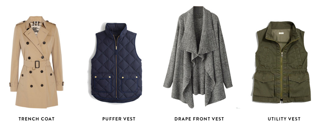 vests and cardigans