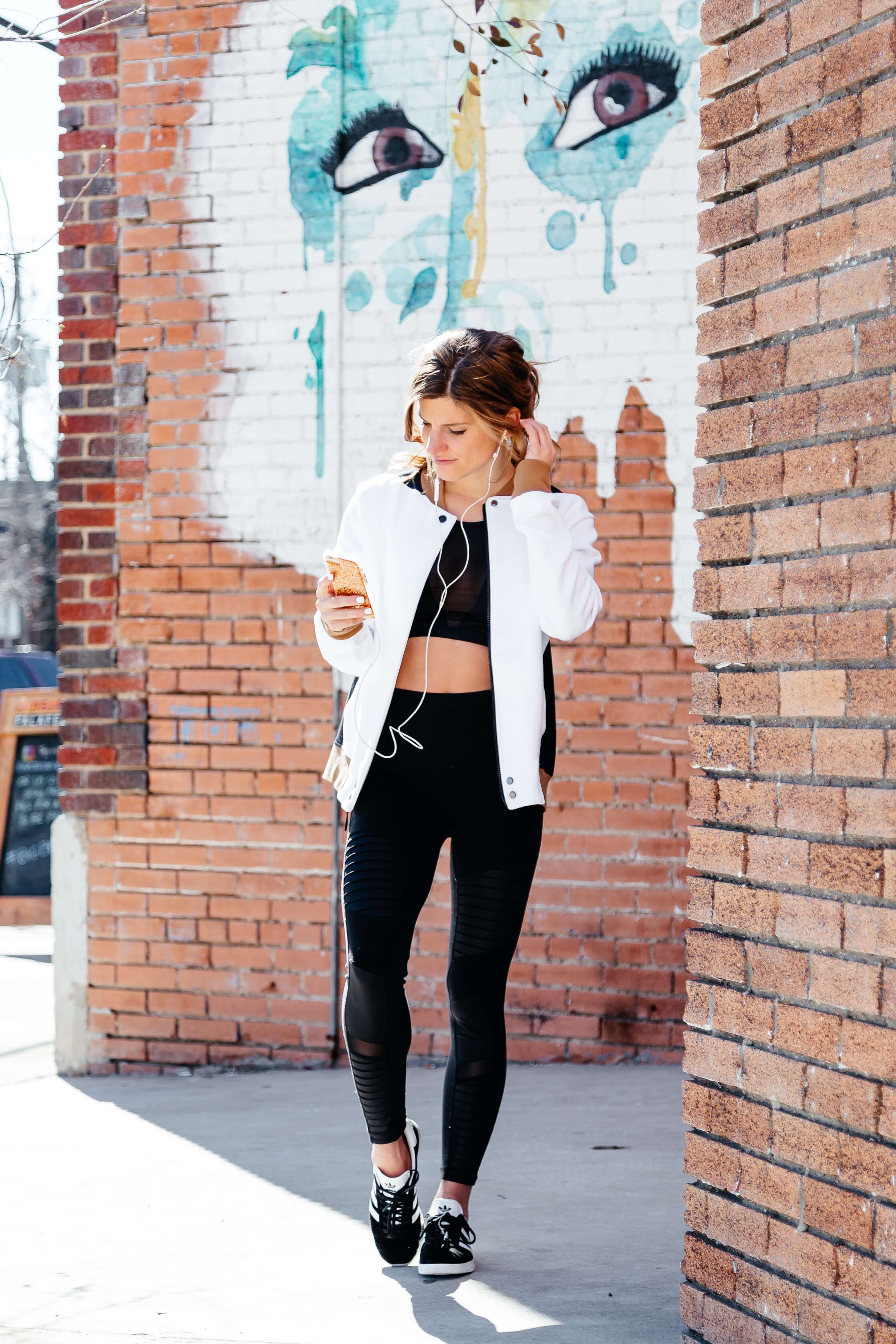 brighton keller in sporty chic athleisure outfit