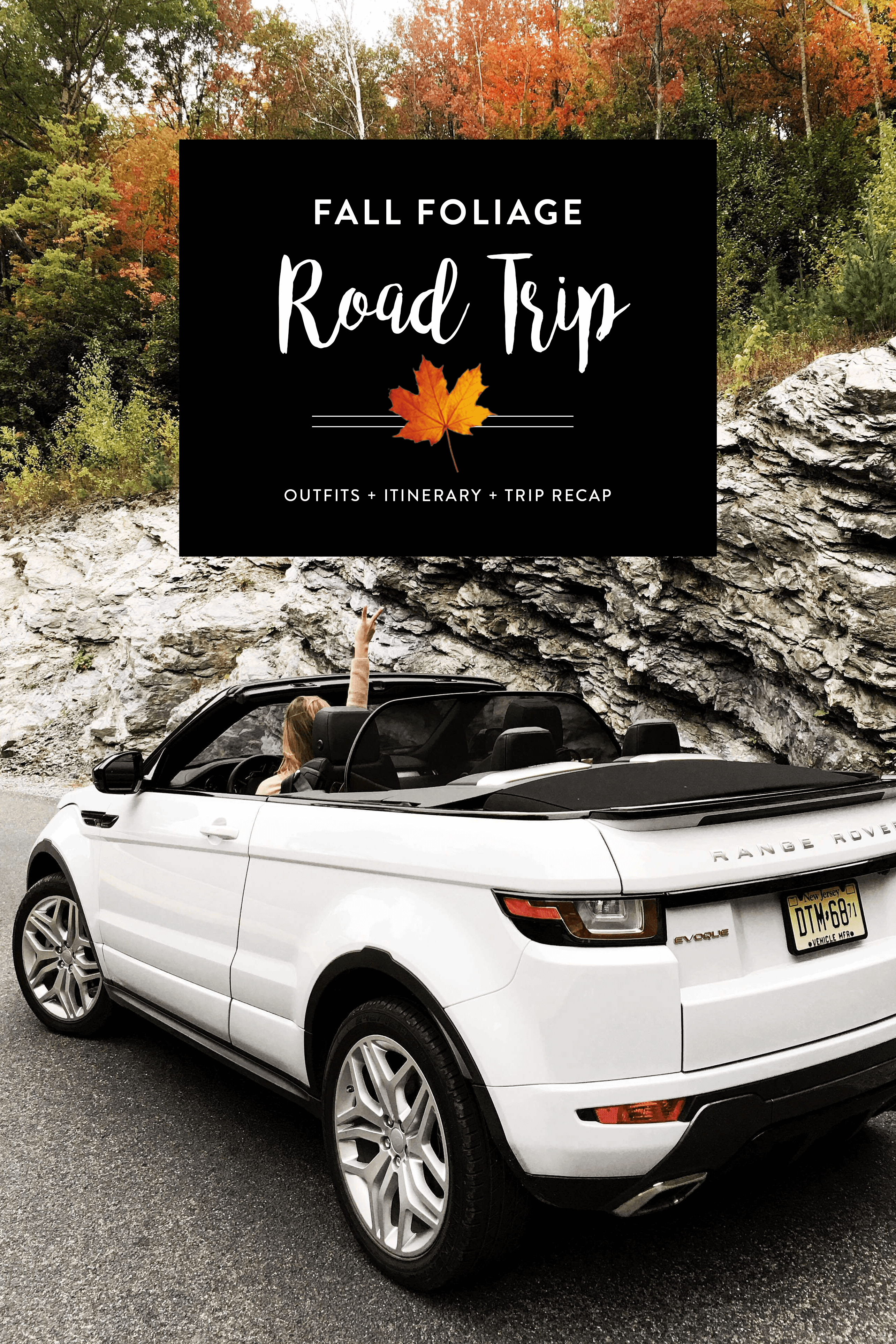 BTD x Land Rover NE Fall Foliage Road Trip in Evoque Convertible
