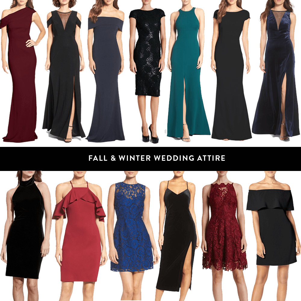 fall and winter wedding shopping