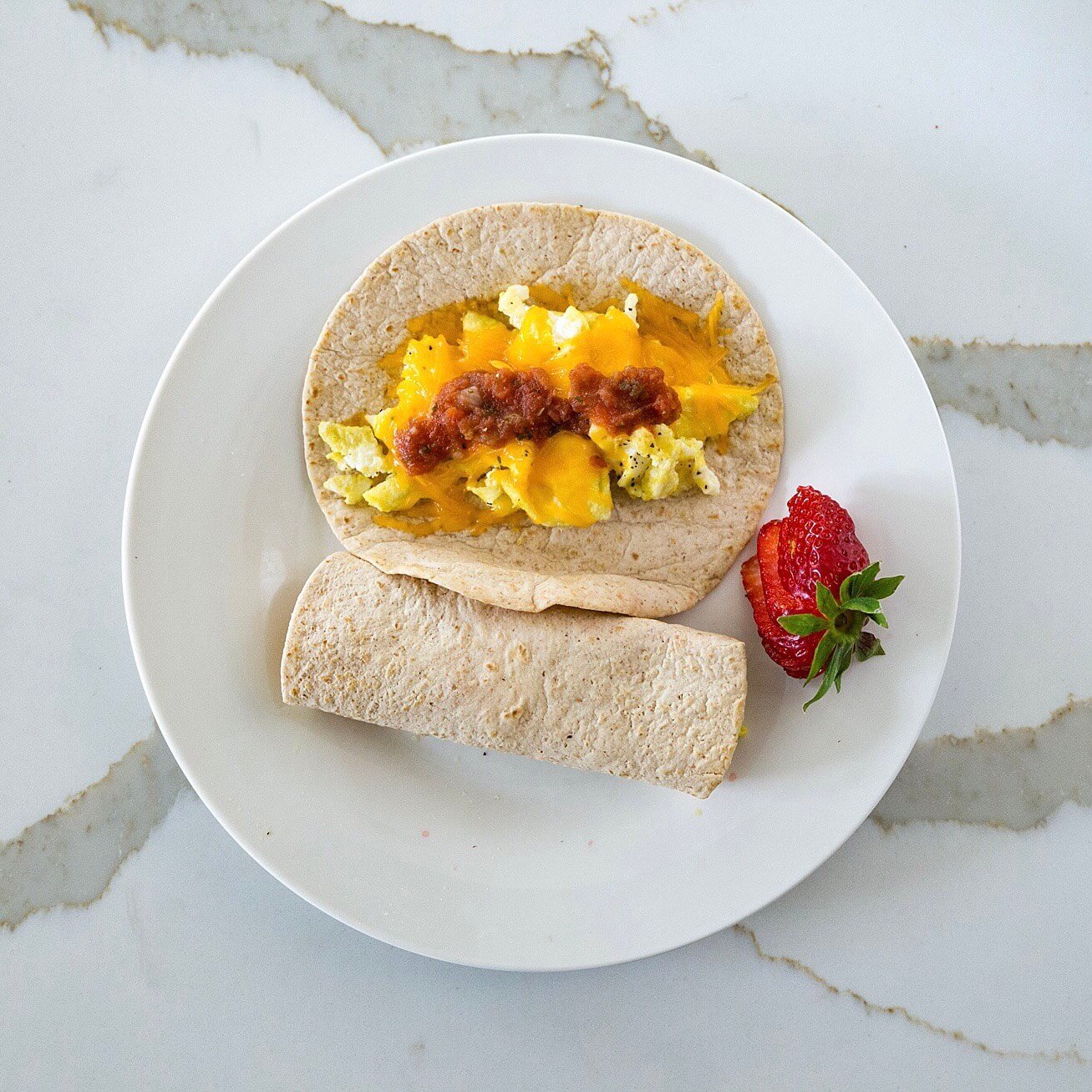 BTD Weekly Meal Plan featuring egg and cheese breakfast tacos