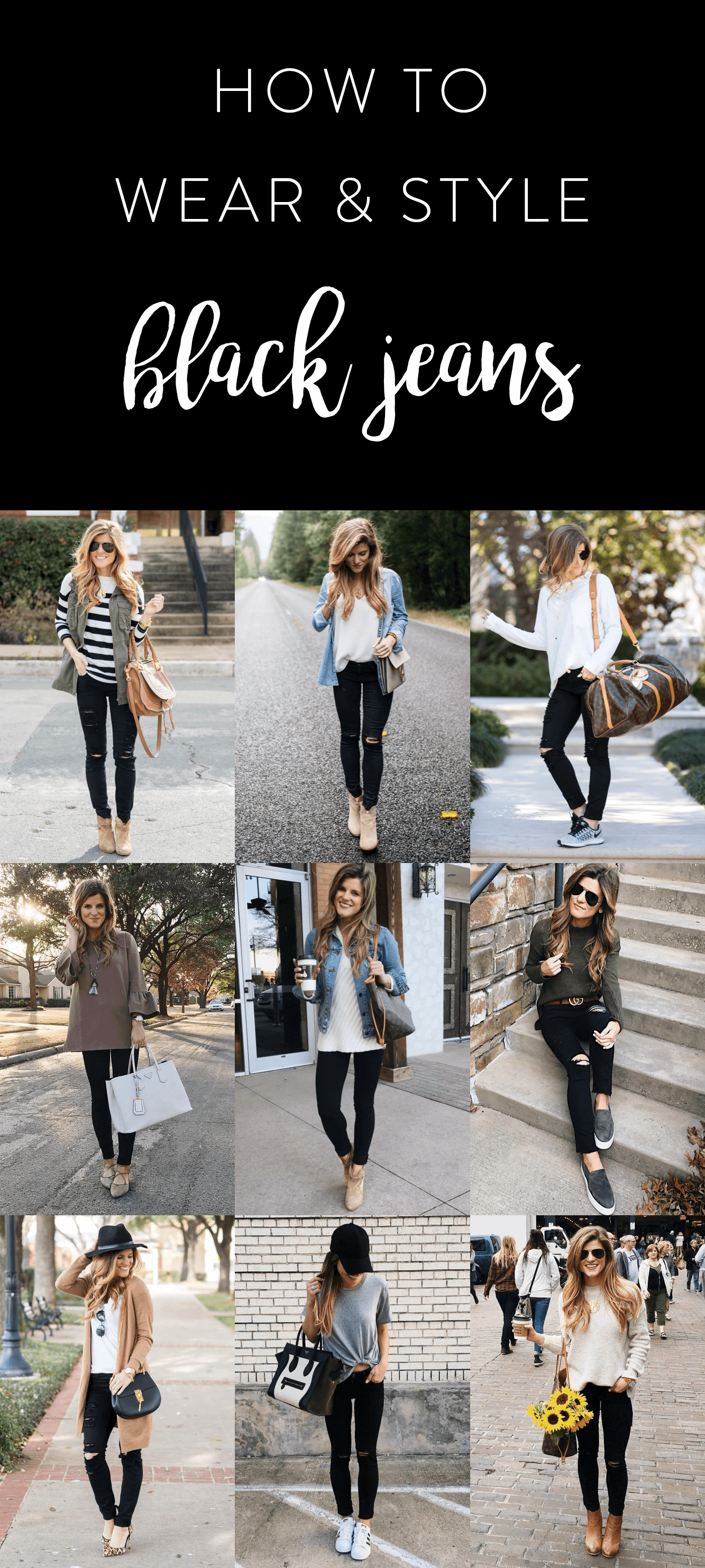 What to wear with black jeans - 30+ Black Jeans Outfit Ideas