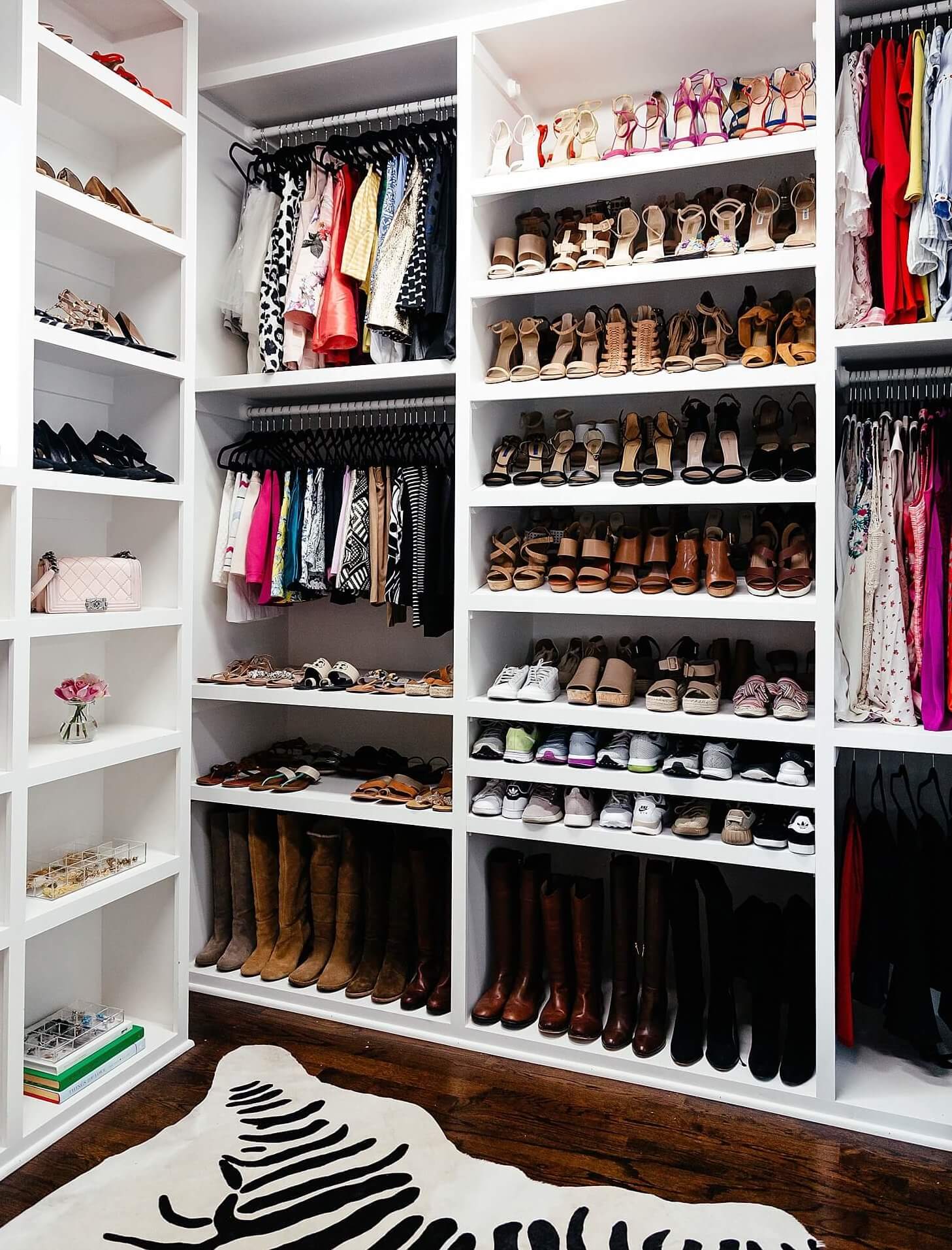 brighton keller new home closet reveal shoe organization