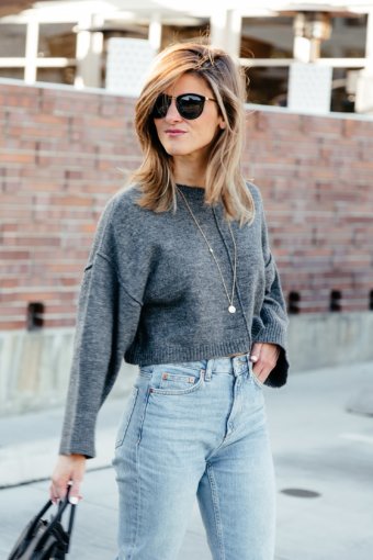 Currently Loving: Cropped Sweaters + High-Waisted Anything • BrightonTheDay