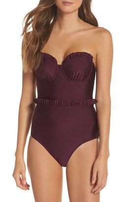 ted baker ruffle cup one piece 