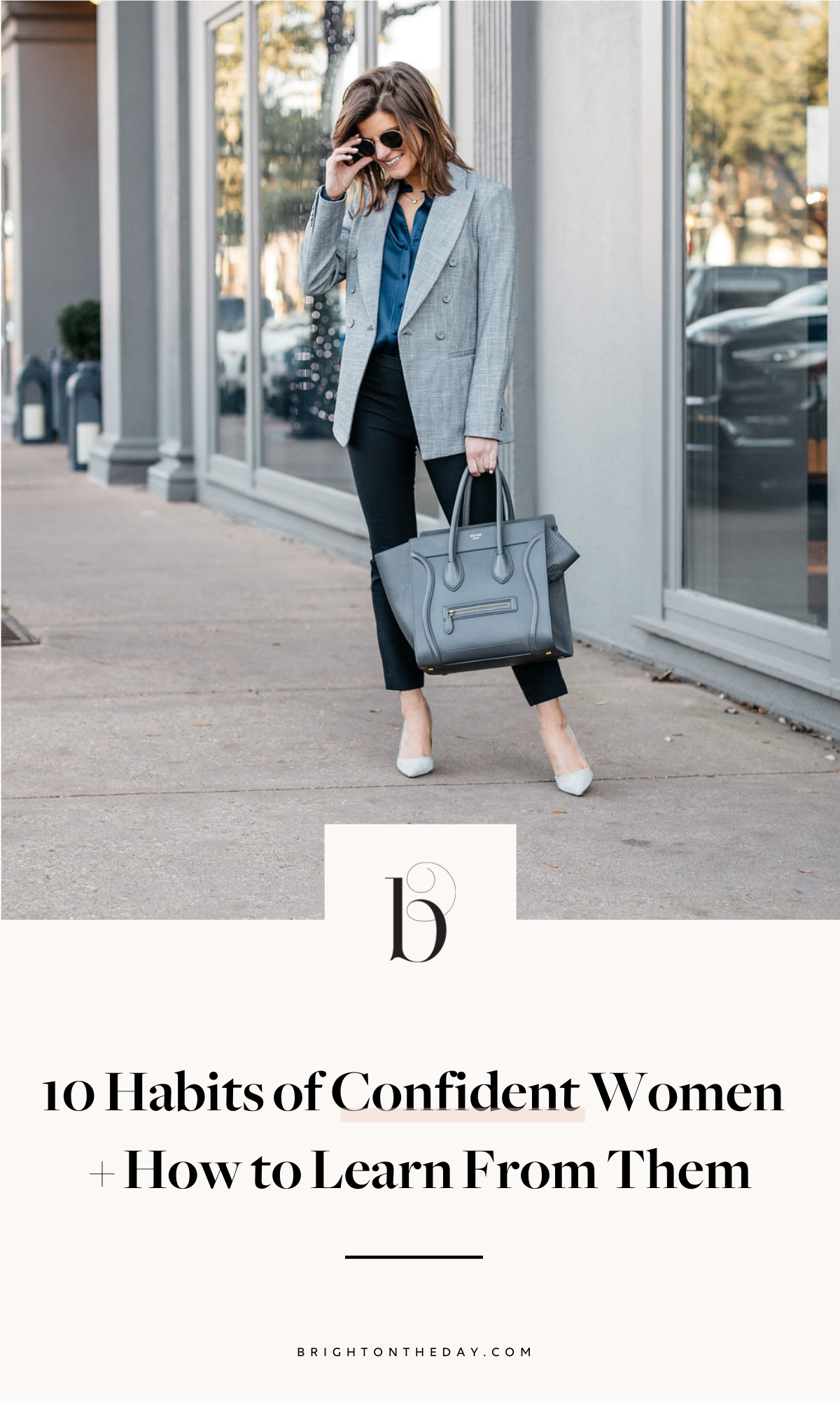 10 habits of confident women and how to learn from them pinterest graphic