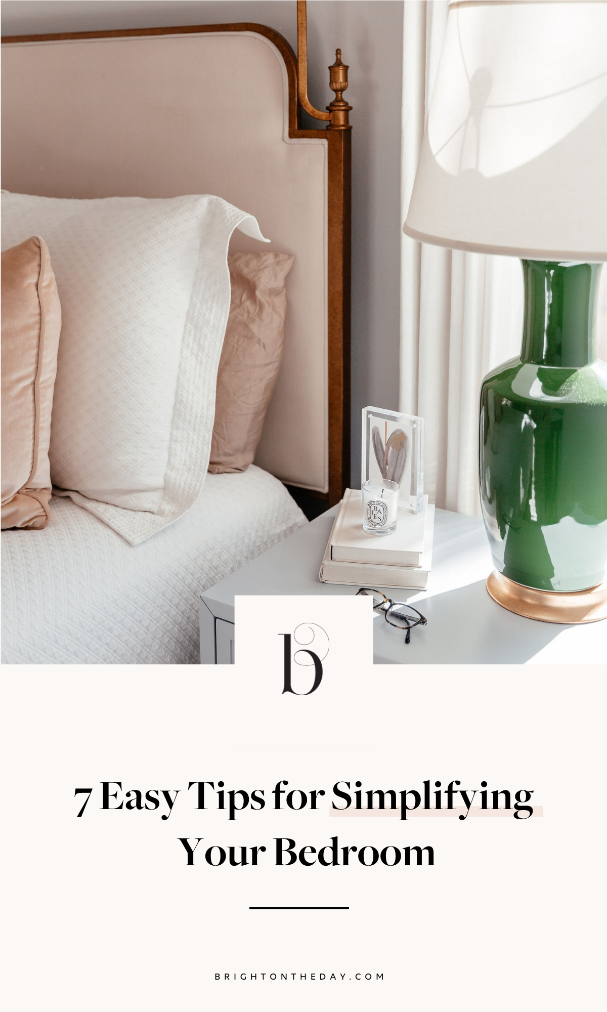 easy tips to simplify bedroom