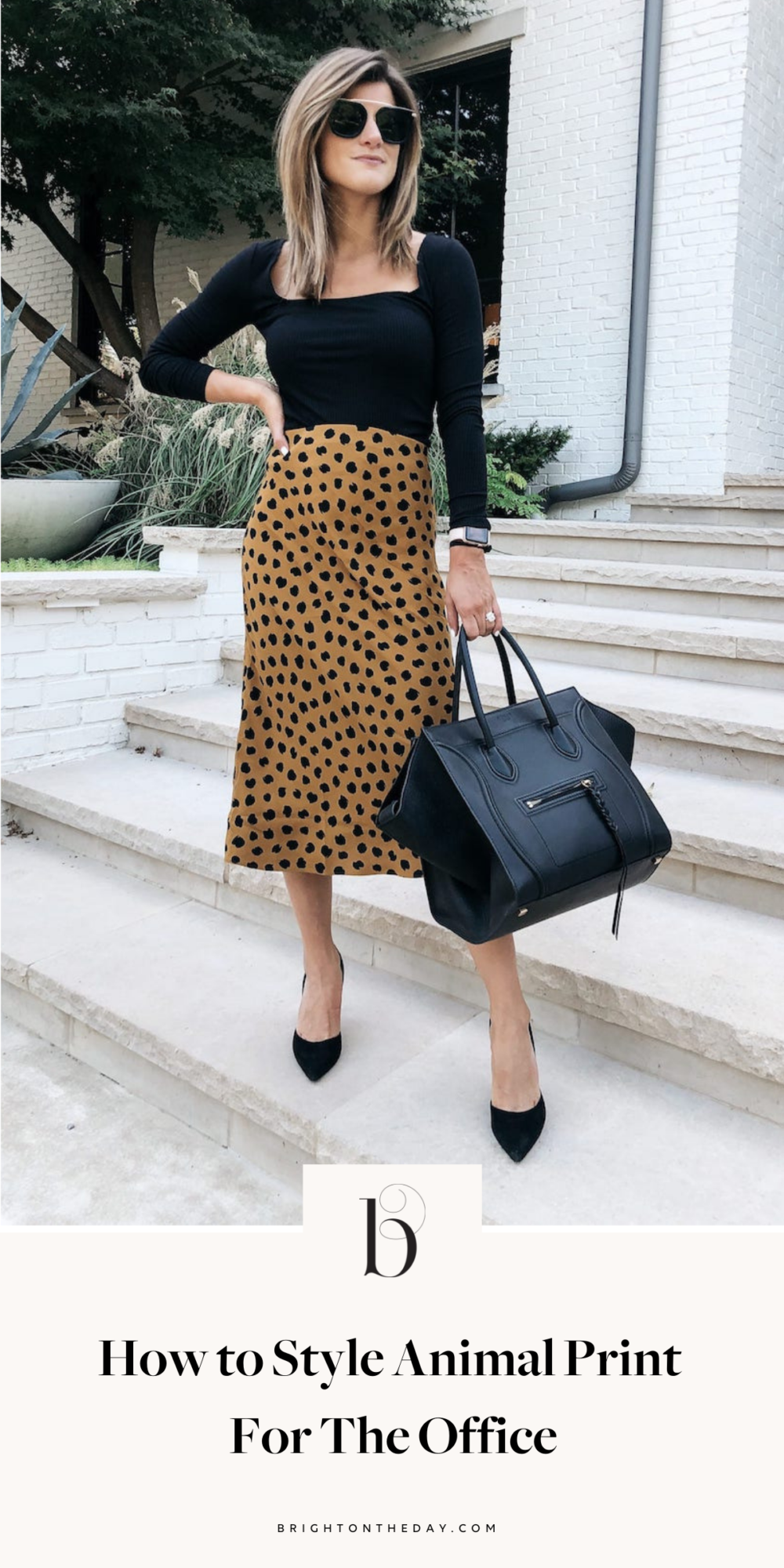 How To Style Animal Print For The Office Brightontheday