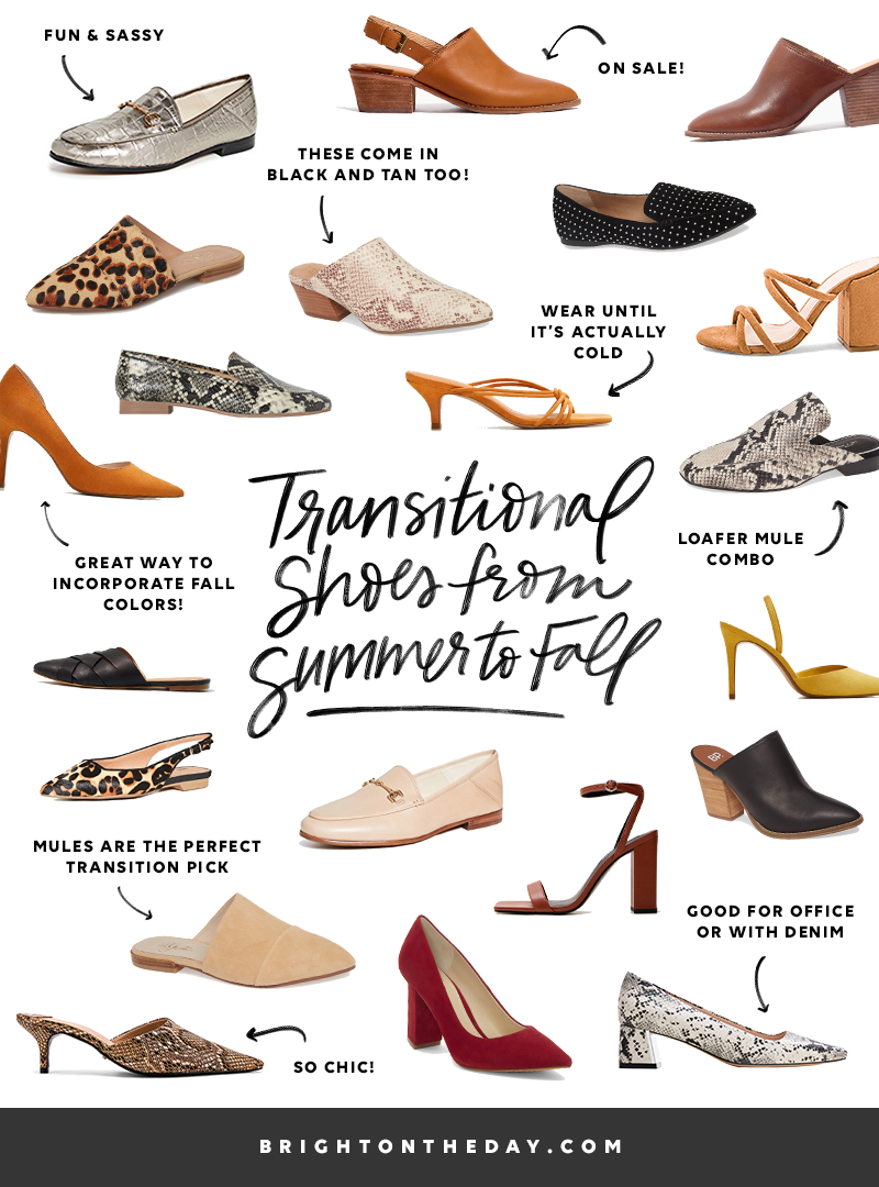 The Cutest Transitional Shoes Heading 