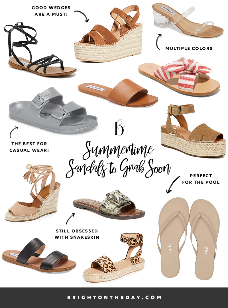 Summertime Sandals to Grab Soon • BrightonTheDay