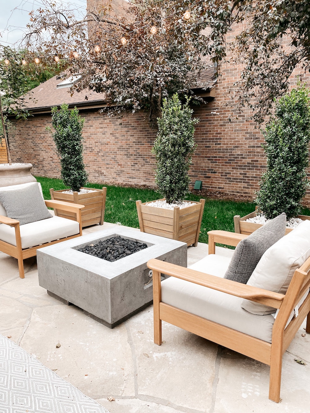 patio decor inspo brighton butler patio fire place and chairs 
