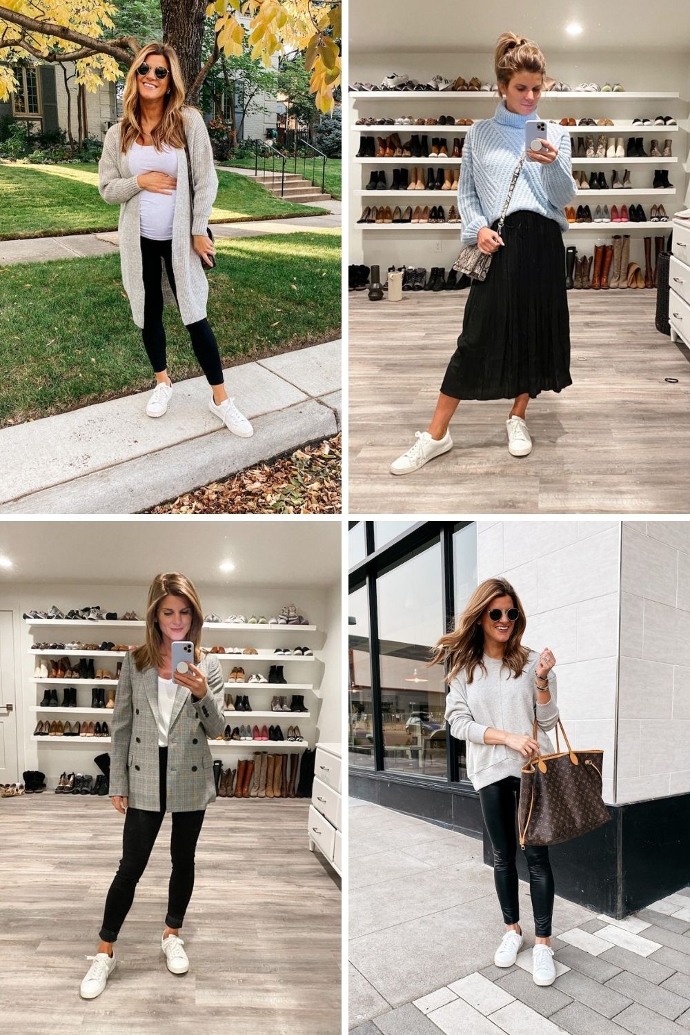 ways to wear white sneakers, white sneakers outfits