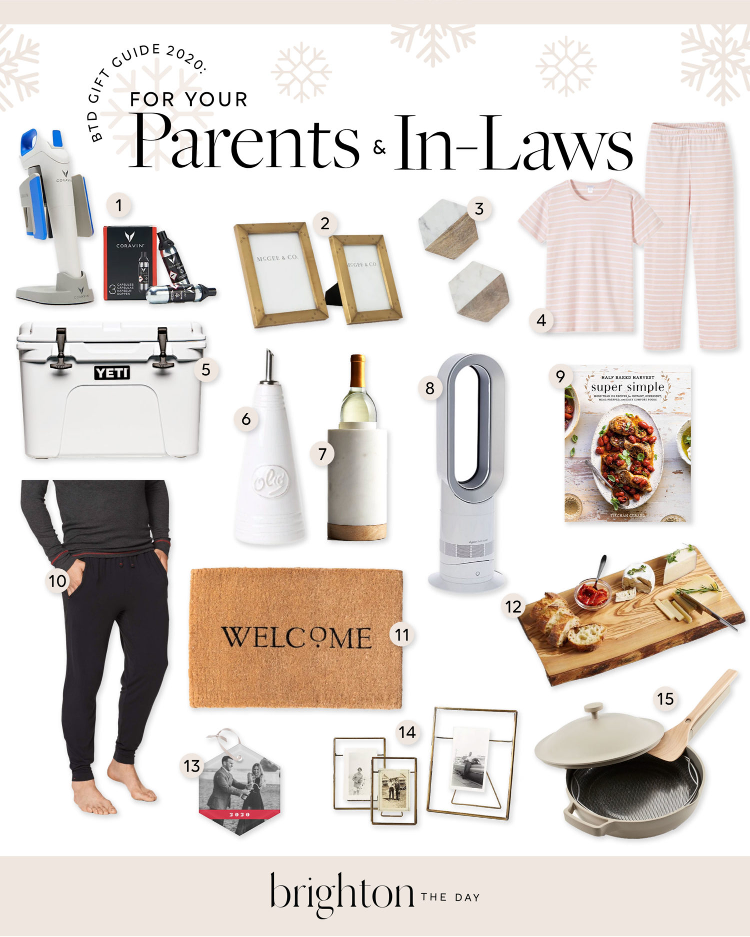 gift guide for parents and in-laws, gift ideas for mom and dad or your in-laws