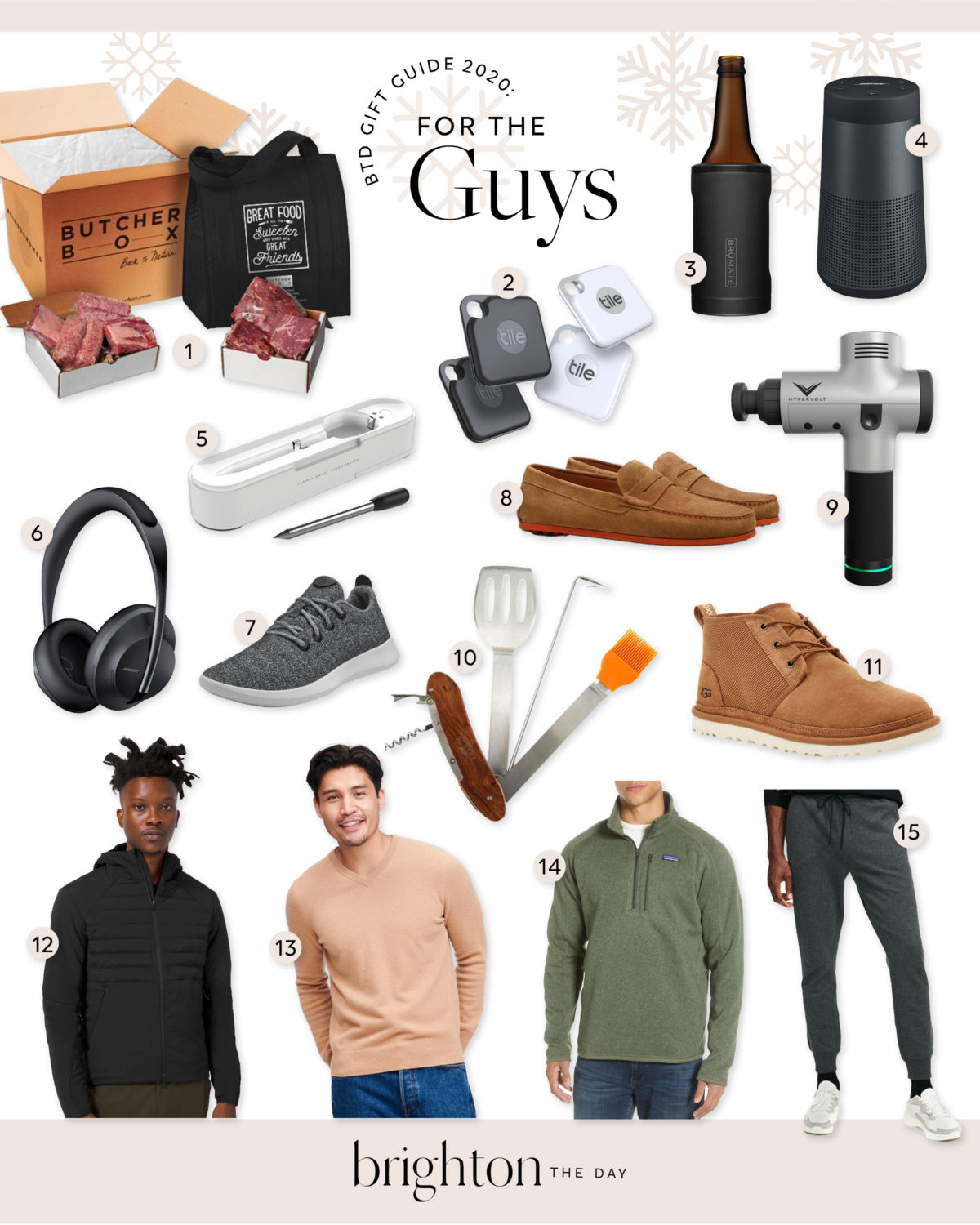 brightontheday gift guide for him 2020