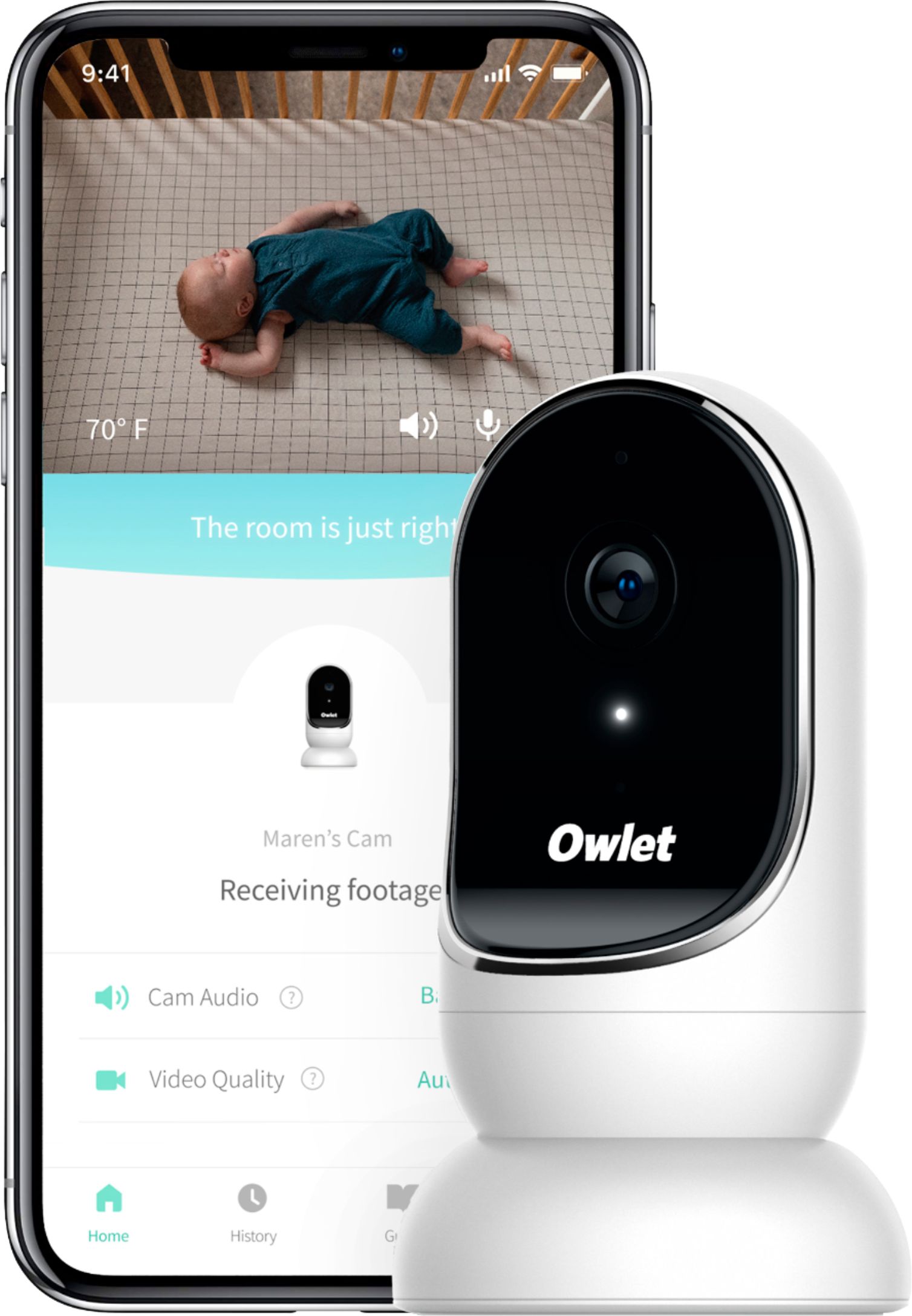 Brighton Butler baby monitor review, owlet baby monitor