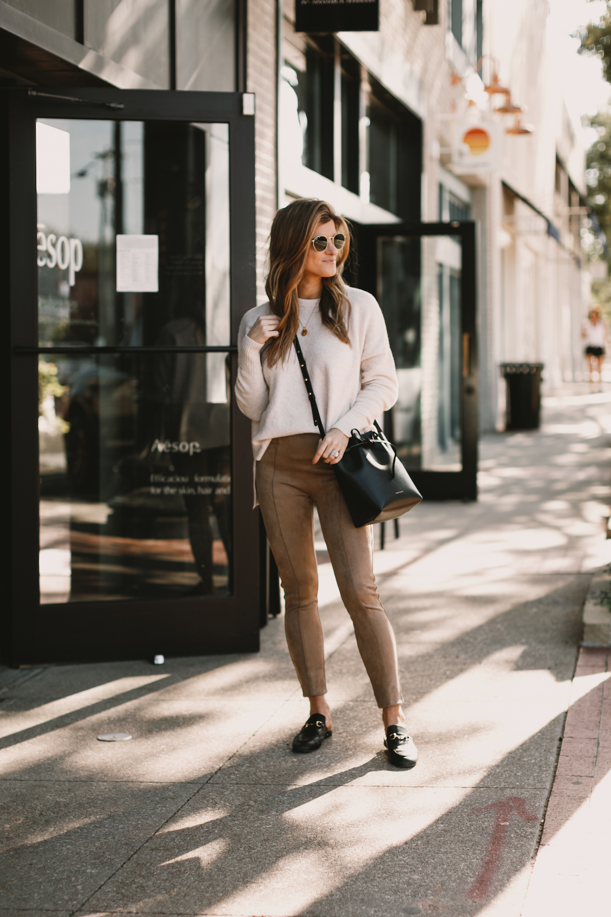 The Style Contour Blog - Sartorial in Suede  Outfits with leggings, Work  outfit, Cool summer outfits