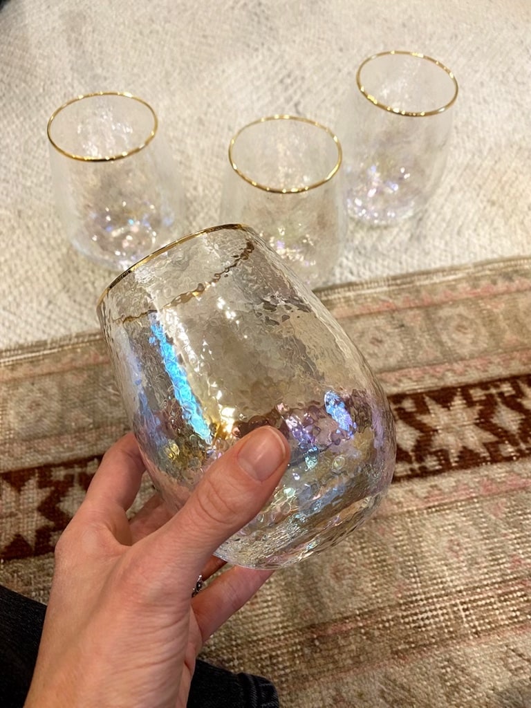 holiday gift guide for bff anthropologie wine glasses