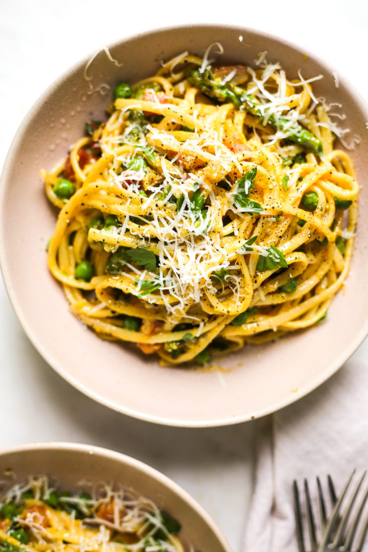 the defined dish spaghetti carbonara