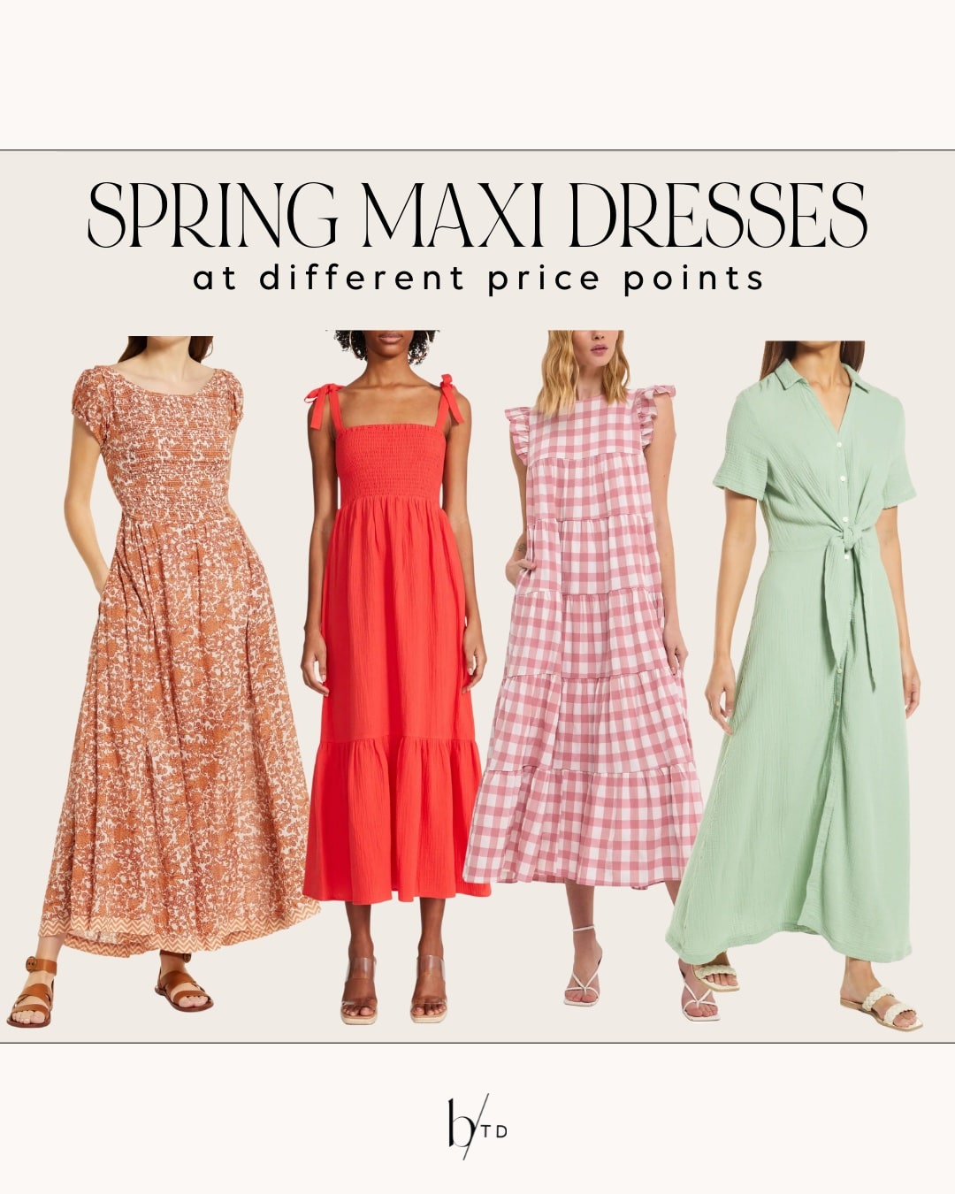BRighton Butler spring maxi dresses