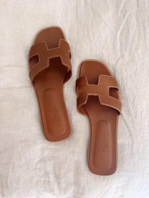 Hermès Oran Sandals Vs. Gucci GG Cut-Out Leather Slides • BrightonTheDay