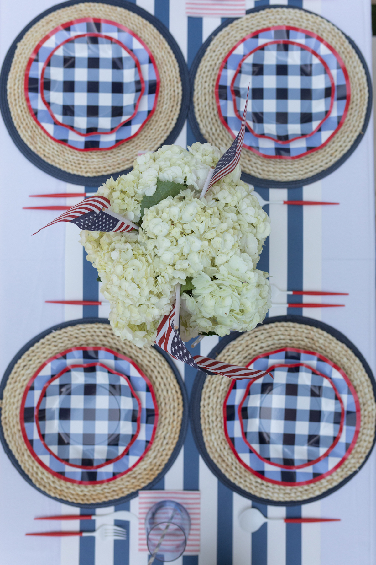 Brighton Butler Fourth of July Tablescape