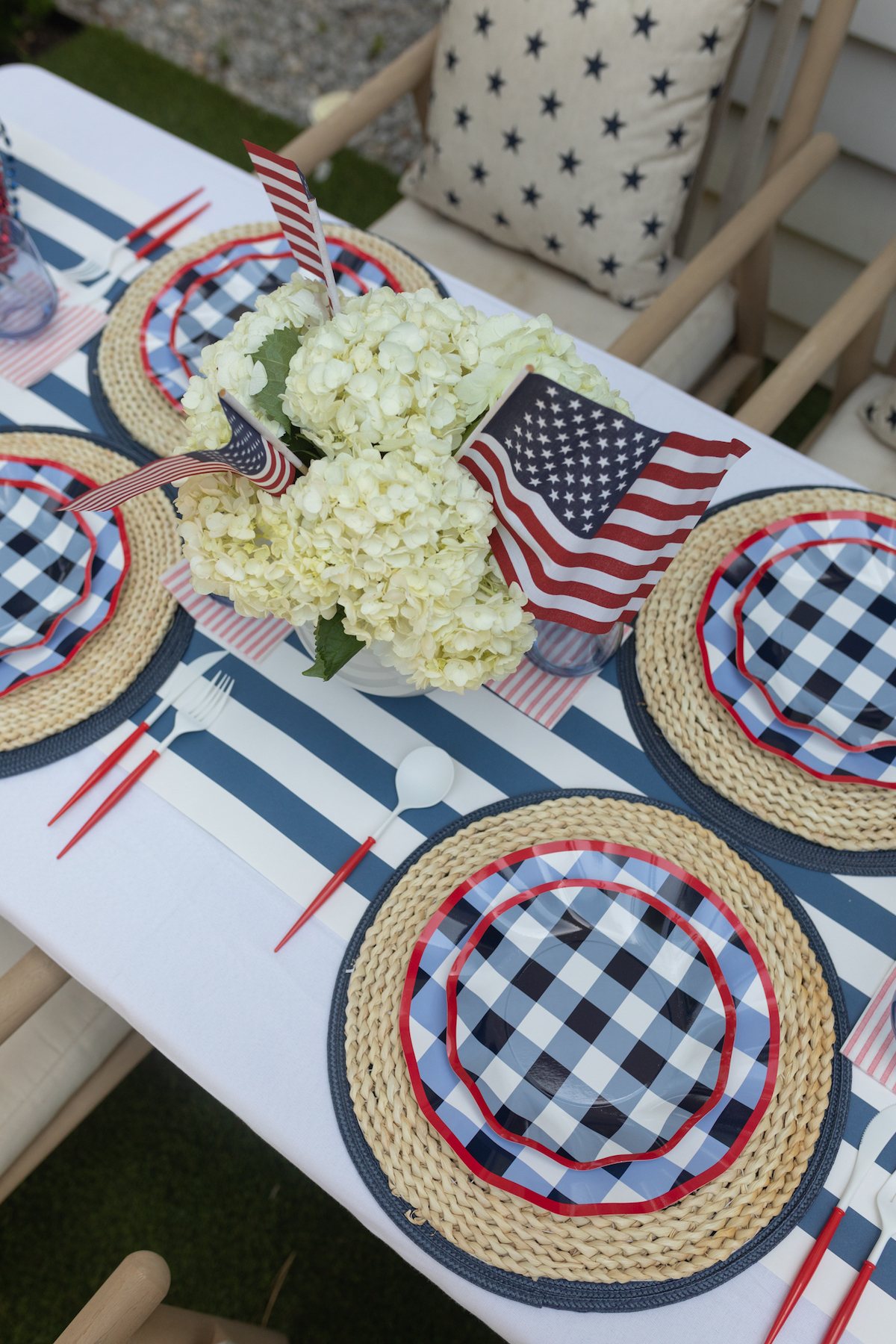 Brighton Butler Fourth of July Tablescape
