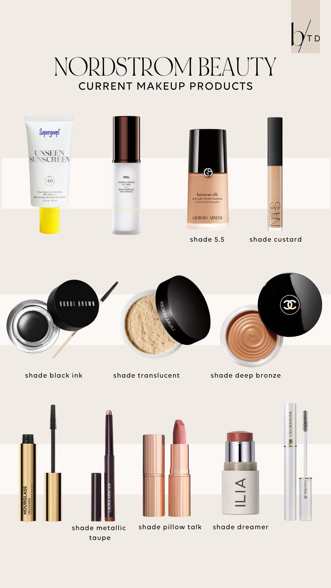 Nordstrom Beauty Current Makeup Products 