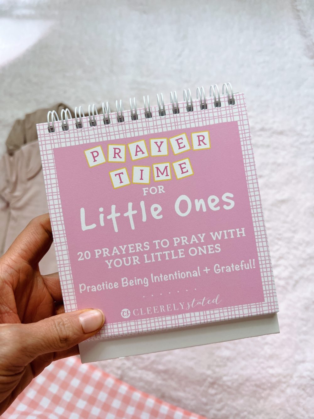 brighton butler nursery sneak peek baby girl, prayer time for littles by Cleerly Stated