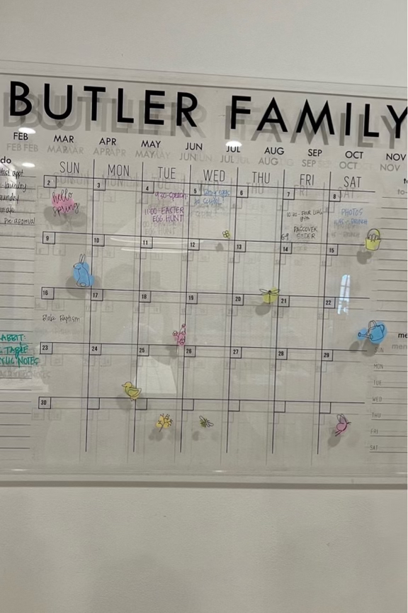 brighton butler acrylic calendar