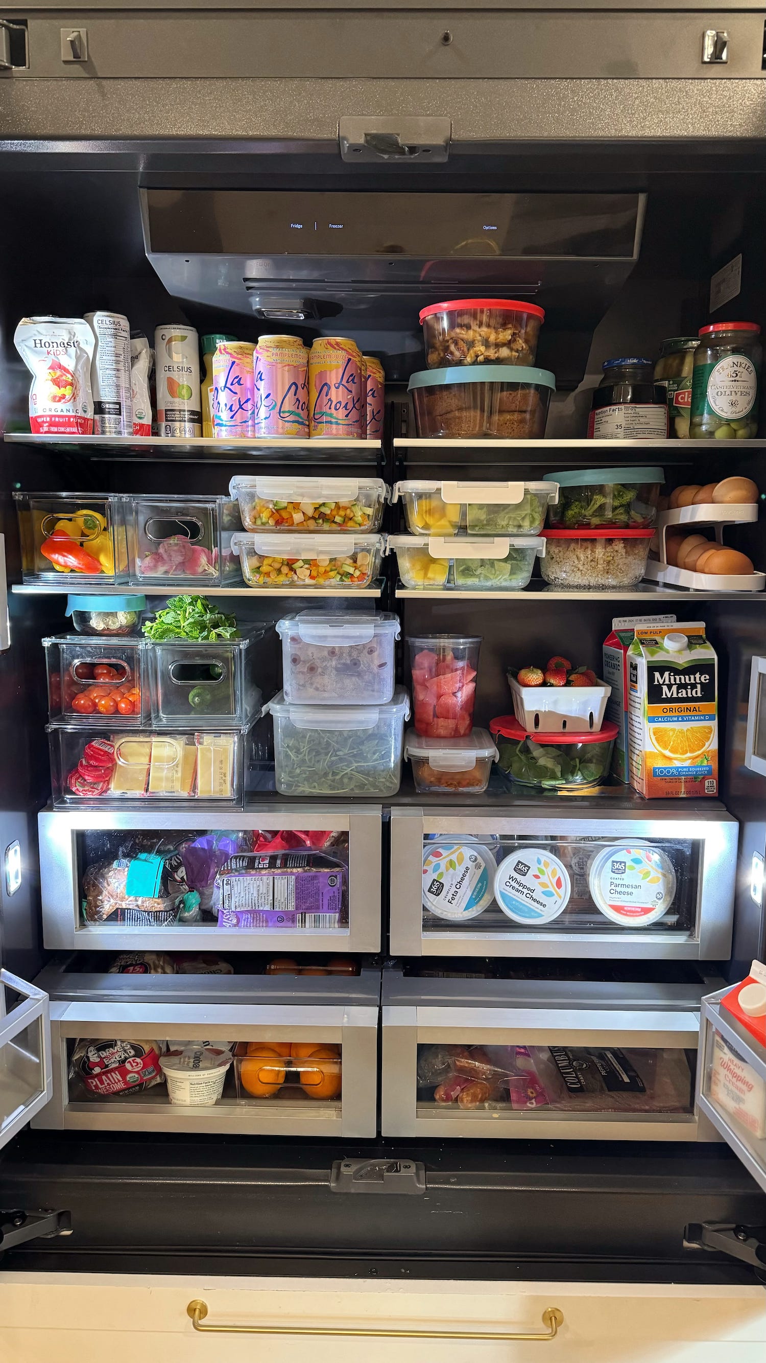 brighton butler sunday fridge groceries prep